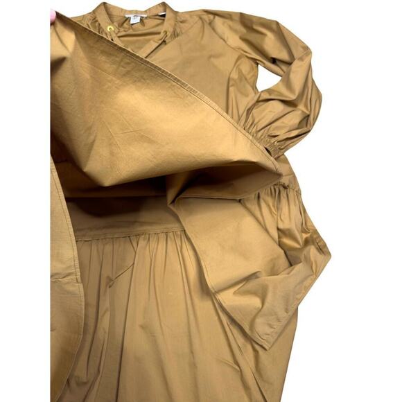 Scotch and Soda Voluminous Long Sleeve Organic Cotton Shift Dress Size Large - Picture 8 of 10
